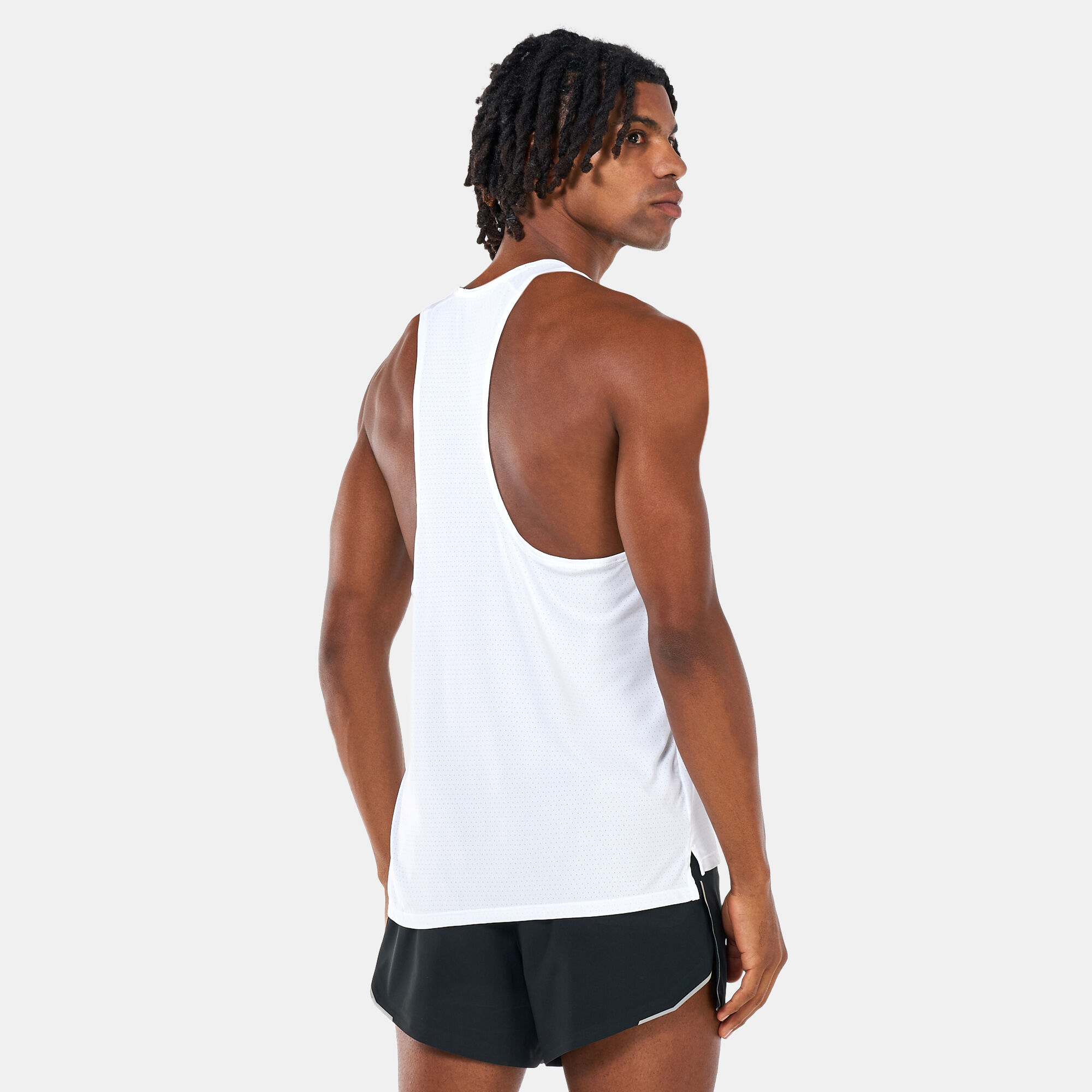 Buy Nike Men s Dri FIT Fast Singet Tank Top White in KSA SSS