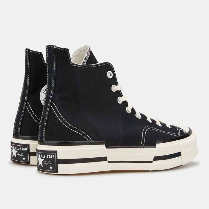 Converse Chuck 70 Plus Hi Unisex Shoes Black Converse Chuck 70 Plus Hi Unisex Shoes Black image number 2