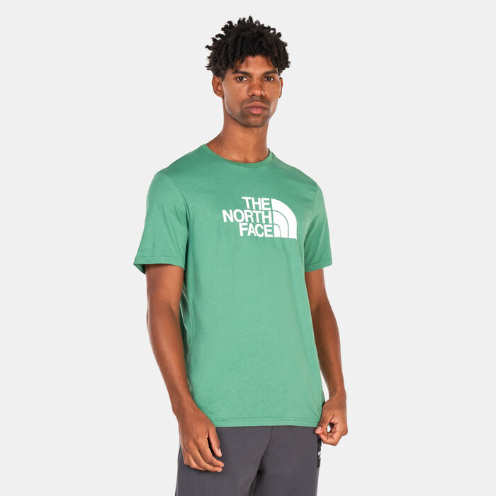 The North Face Half Dome T-Shirt For Men In Tan, Tan Through Shirt