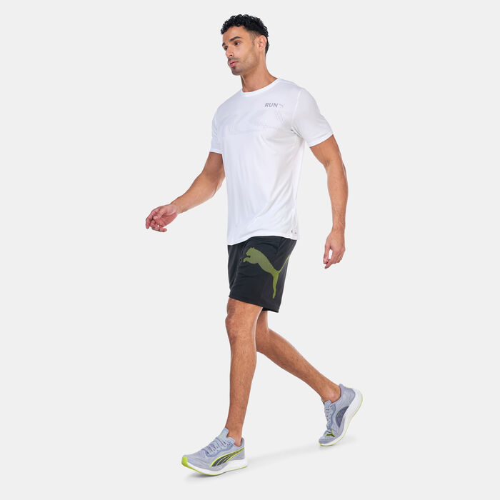 PUMA Men's Run Favourite Graphic T-Shirt White PUMA Men's Run Favourite Graphic T-Shirt White image number 2