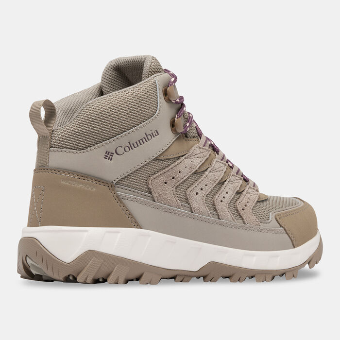 Columbia Women's Strata Trail Mid Waterproof Boots Black Columbia Women's Strata Trail Mid Waterproof Boots Black image number 2