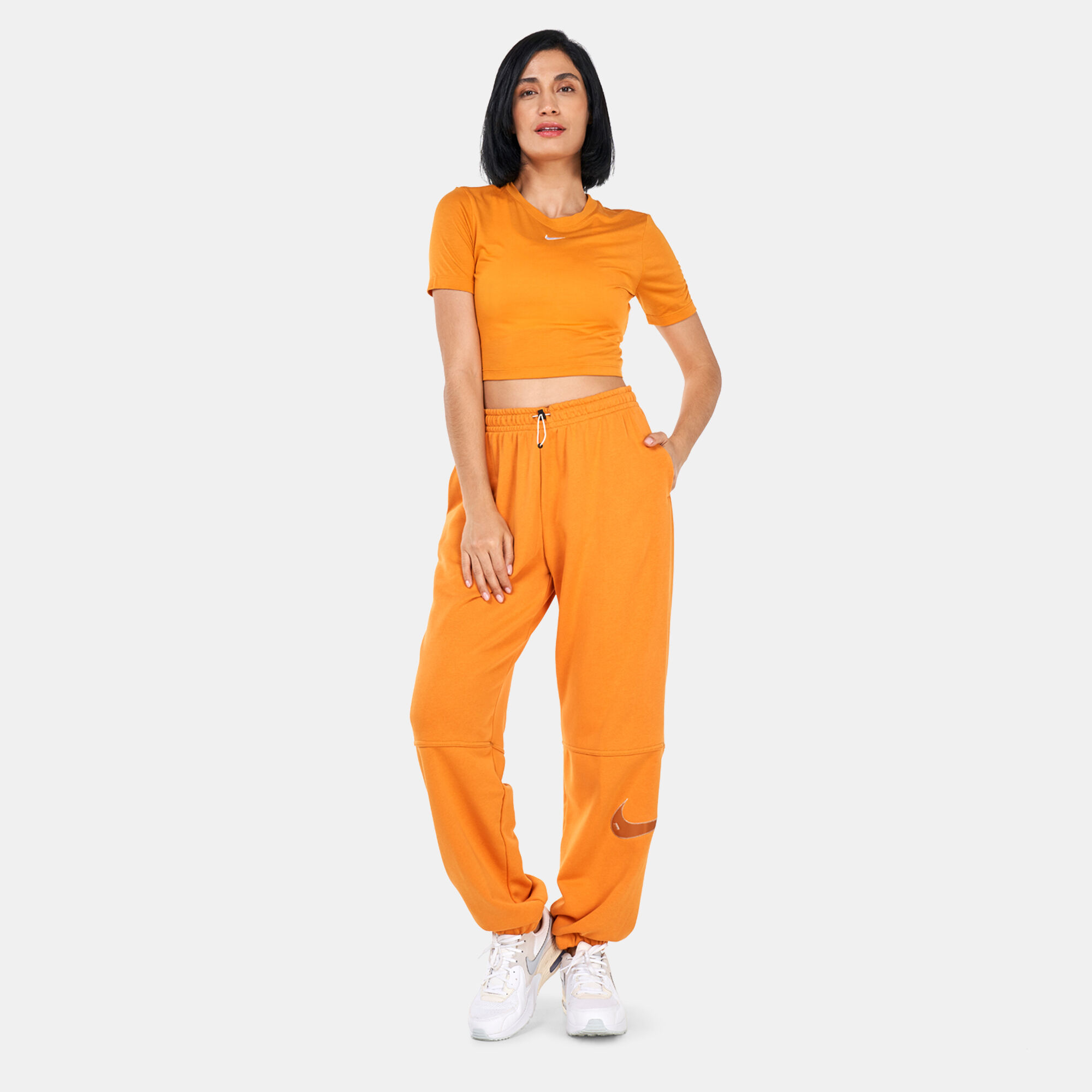 Nike yellow joggers womens online