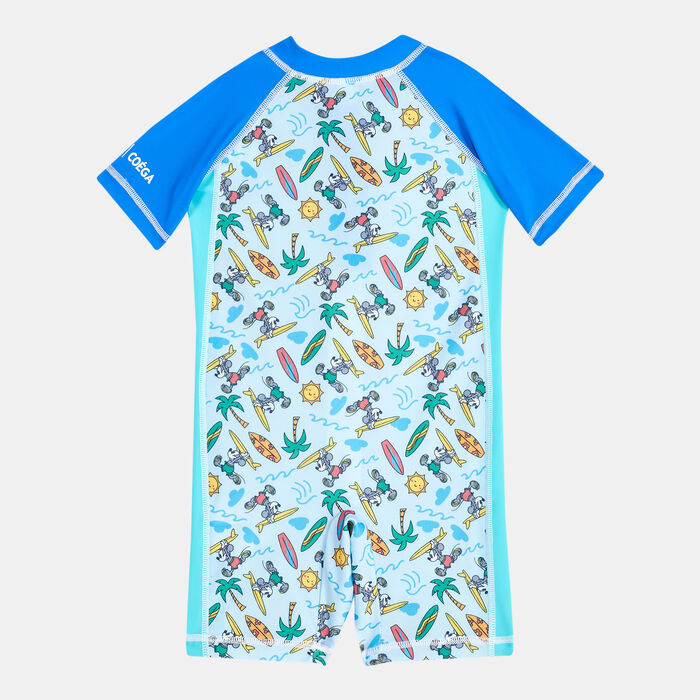 COEGA Kids' One-Piece Mickey Swimsuit 1pc Blue image number 1