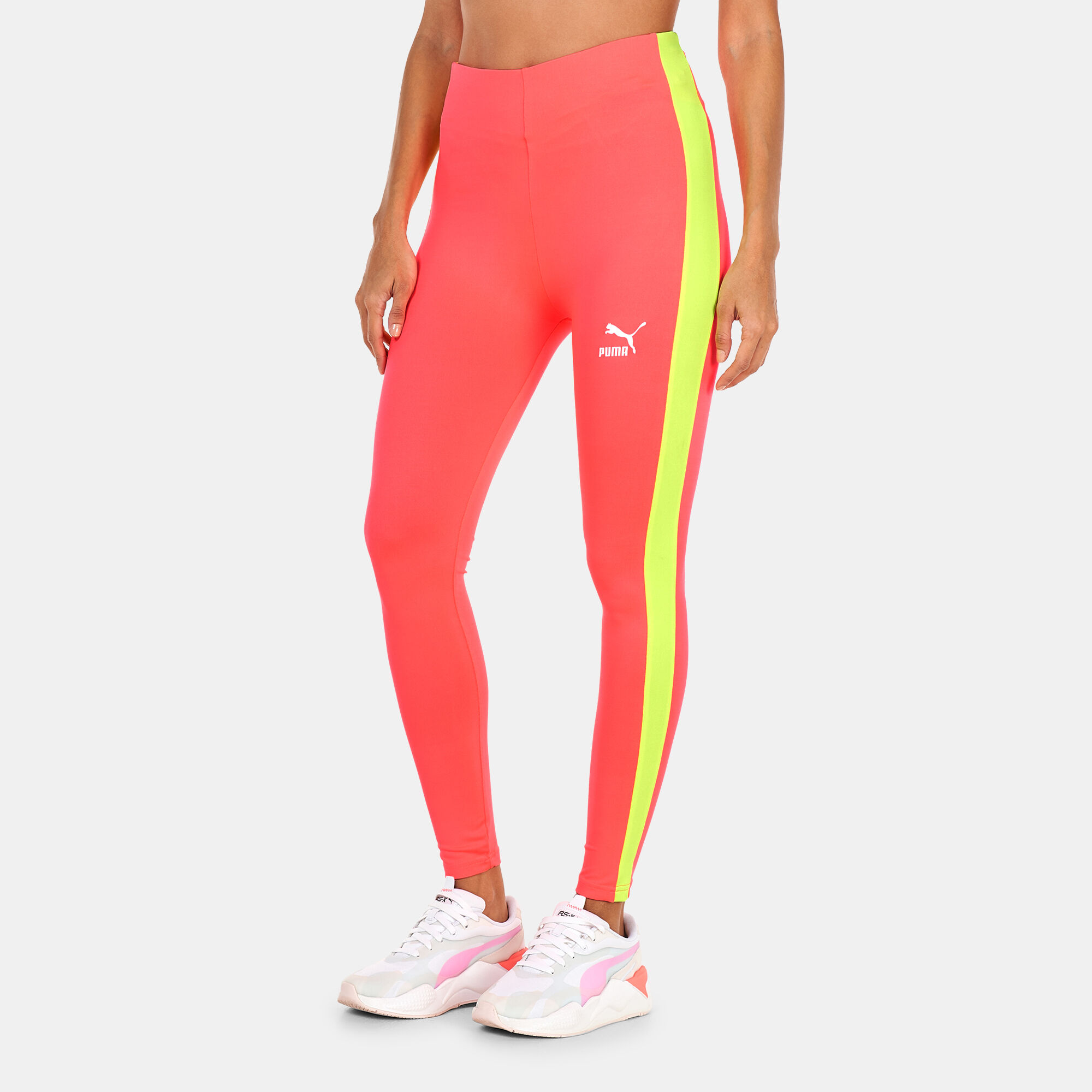 Puma yellow leggings outlet