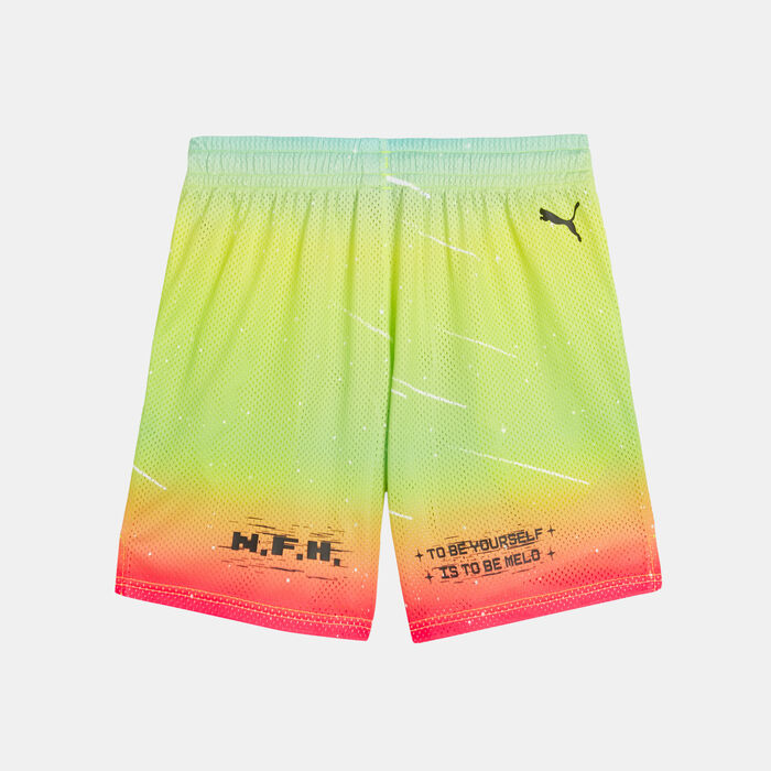 PUMA Men's MELO 1Love Basketball Shorts yellow image number 1