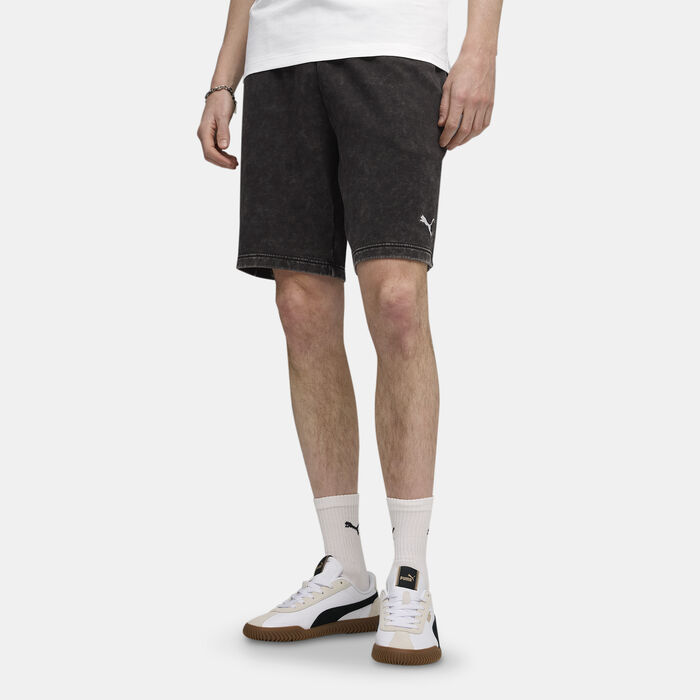 PUMA Men's Essentials Elevated Shorts Black PUMA Men's Essentials Elevated Shorts Black image number 0