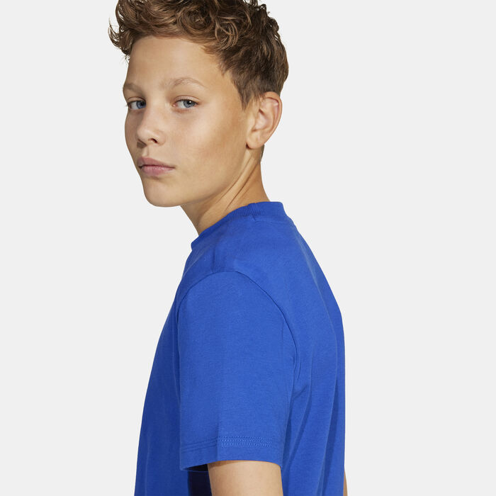 adidas Kids' Essentials T-Shirt Blue adidas Kids' Essentials T-Shirt Blue image number 4