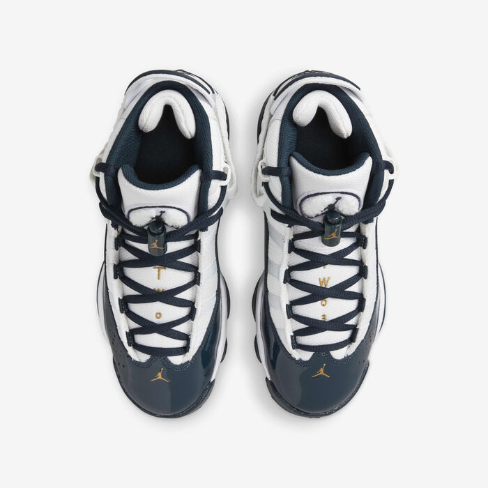 Jordan Kids' 6 Rings Shoes White Jordan Kids' 6 Rings Shoes White image number 3