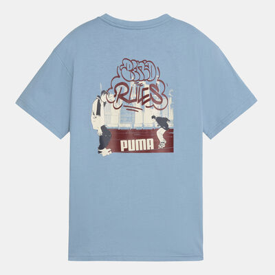 PUMA Men's MID90s Graphic T-Shirt Blue