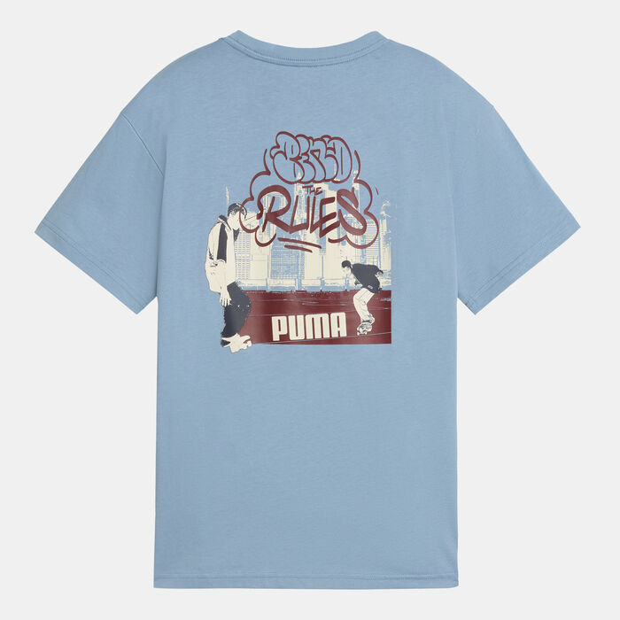 PUMA Men's MID90s Graphic T-Shirt Blue image number 1
