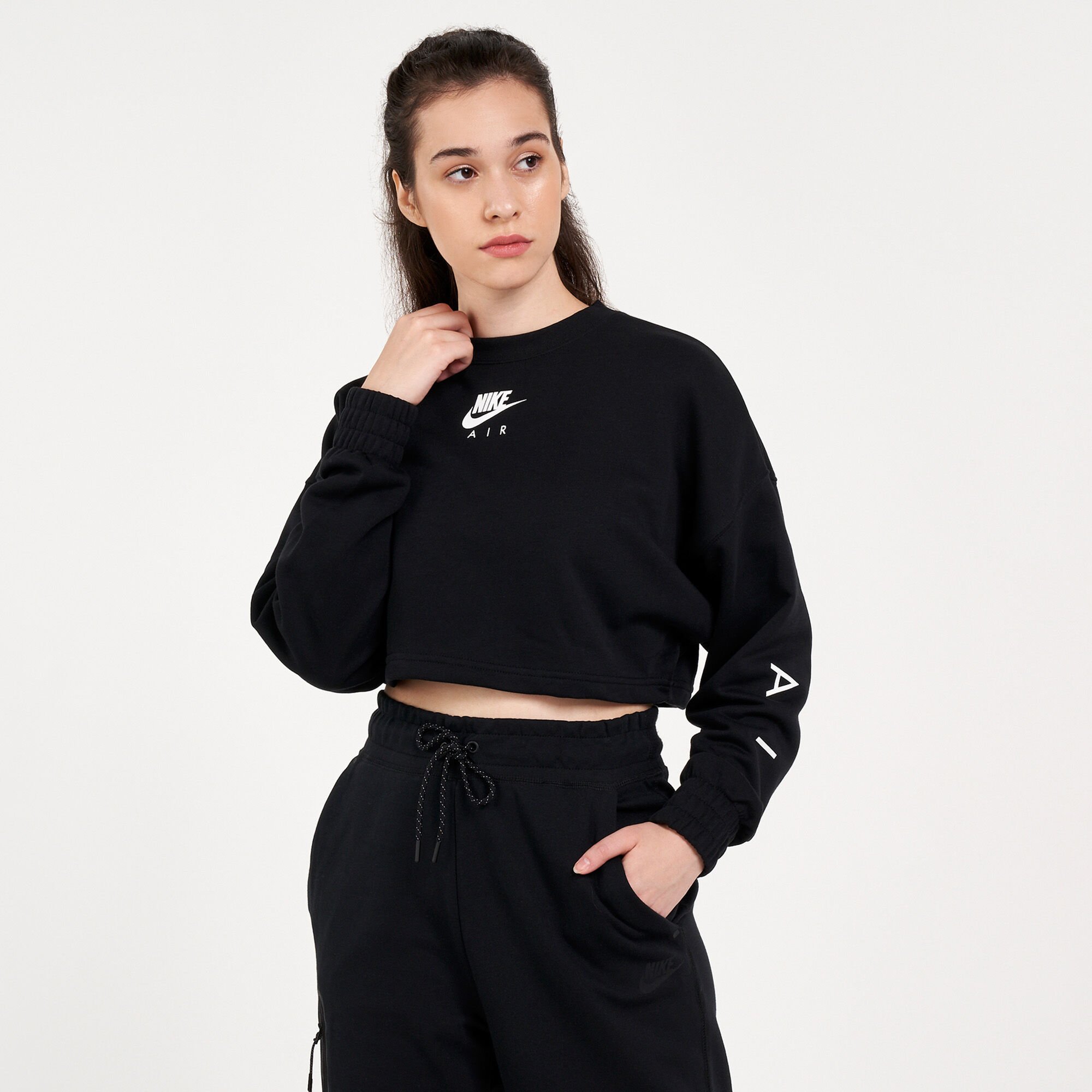Nike air crop cheap crew sweatshirt