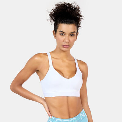 Nike Women's Indy Medium-Support Sports Bra White