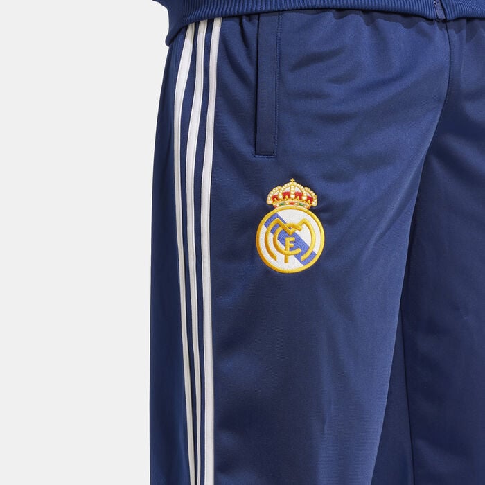 adidas Men's Real Madrid 99/00 Football Track Pants Blue adidas Men's Real Madrid 99/00 Football Track Pants Blue image number 3