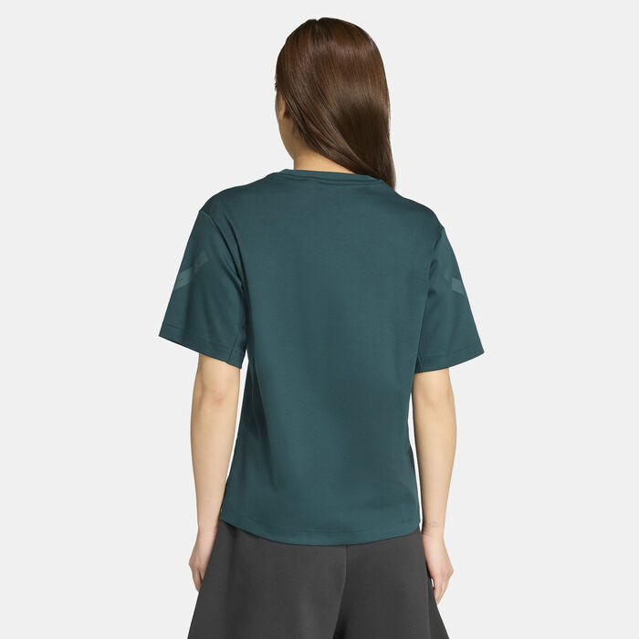 adidas Women's Z.N.E. T-Shirt Green adidas Women's Z.N.E. T-Shirt Green image number 1