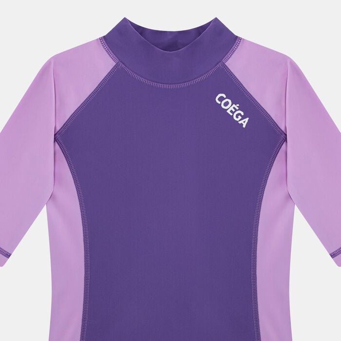 COEGA Kids' Skirted 2-Piece Swimsuit Purple COEGA Kids' Skirted 2-Piece Swimsuit Purple image number 1