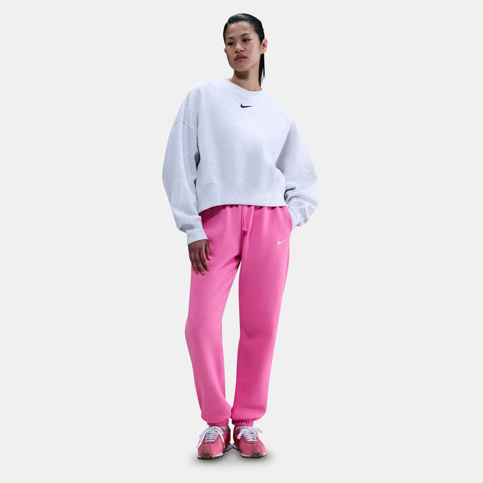 Nike Women's Sportswear Phoenix Fleece Sweatpants Pink Nike Women's Sportswear Phoenix Fleece Sweatpants Pink image number 2