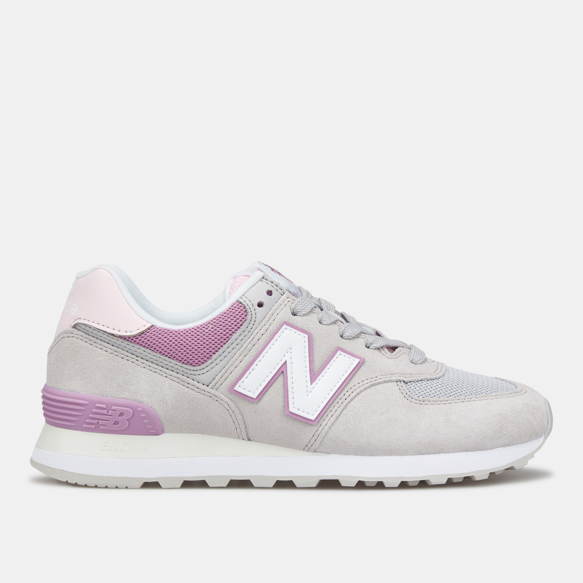 Buy New Balance Women s 574 Worn Metallic Shoe Grey in KSA SSS