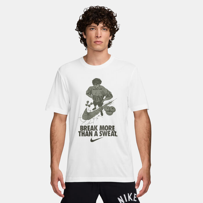 Nike Men's Dri-FIT Training T-Shirt White Nike Men's Dri-FIT Training T-Shirt White image number 0