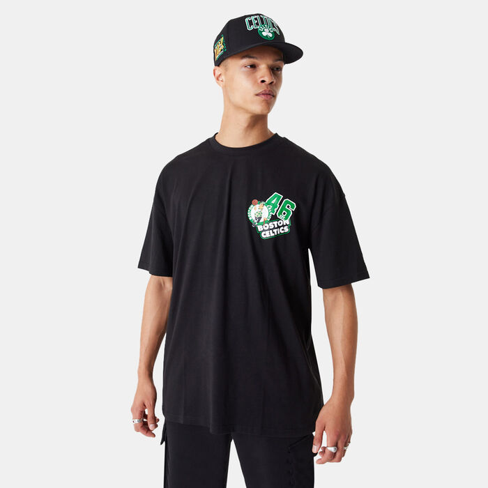 New Era Men's Boston Celtics NBA Script T-Shirt Black New Era Men's Boston Celtics NBA Script T-Shirt Black image number 0