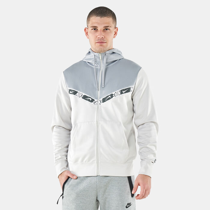 Nike Men's Sportswear Full-Zip Hoodie White Nike Men's Sportswear Full-Zip Hoodie White image number 0