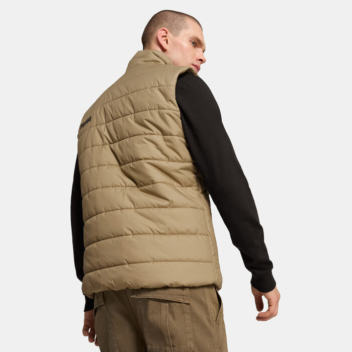 PUMA Men's Essentials Padded Vest Brown image number 1