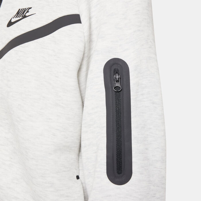 Nike Kids' Sportswear Tech Fleece Hoodie Grey image number 4