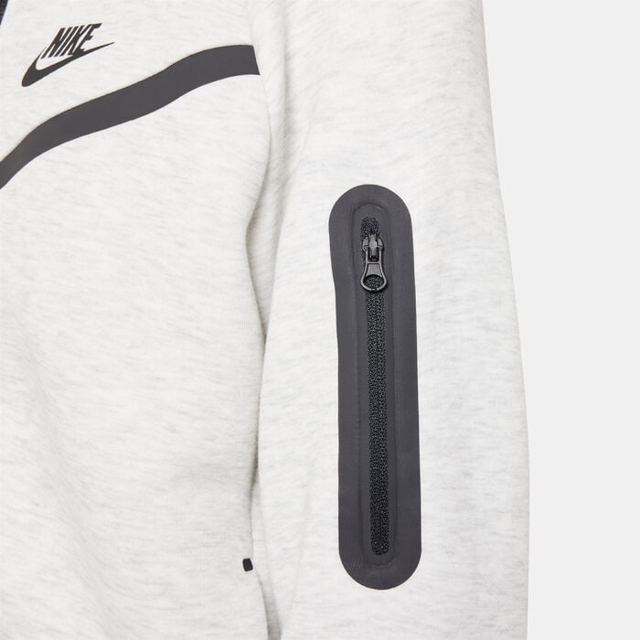 Nike Kids' Sportswear Tech Fleece Hoodie White Nike Kids' Sportswear Tech Fleece Hoodie White image number 4