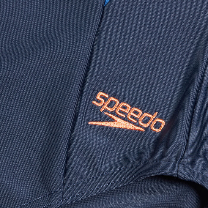 Speedo Women's Long Sleeve One-Piece Swimsuit Blue Speedo Women's Long Sleeve One-Piece Swimsuit Blue image number 4