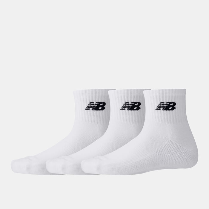 New Balance Everyday Ankle Socks (3 Pairs) White New Balance Everyday Ankle Socks (3 Pairs) White image number 0