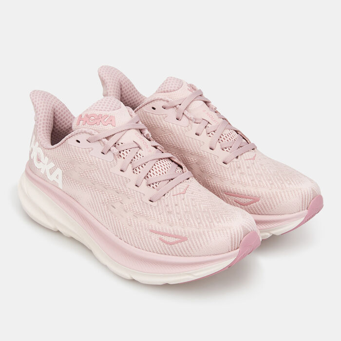 HOKA Women's Clifton 9 Road Running Shoe Pink HOKA Women's Clifton 9 Road Running Shoe Pink image number 1