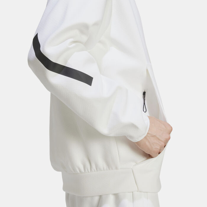 adidas Men's Z.N.E. Track Jacket White adidas Men's Z.N.E. Track Jacket White image number 5