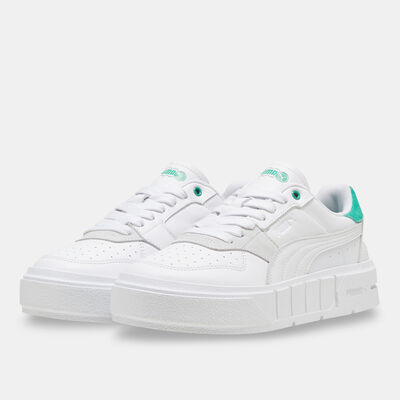 PUMA Women's Cali Court Match Shoes White