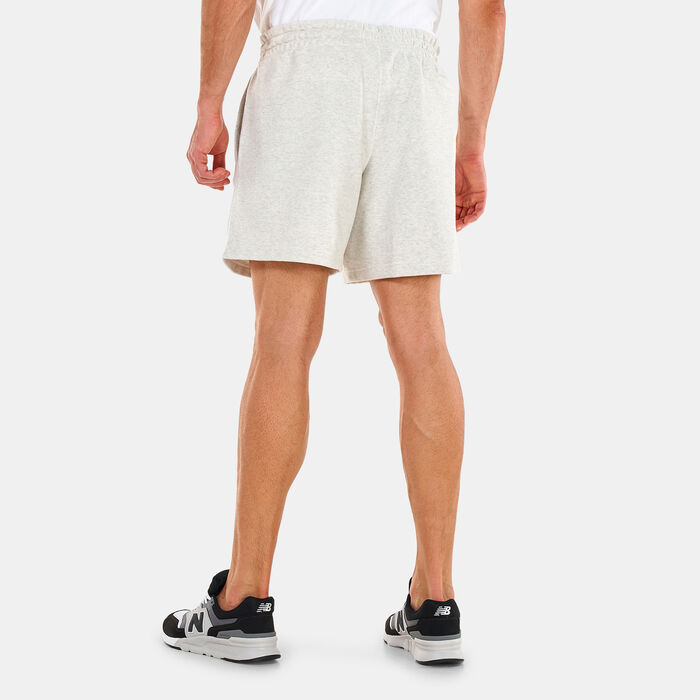 New Balance Men's Uni-ssentials French Terry Shorts White image number 1