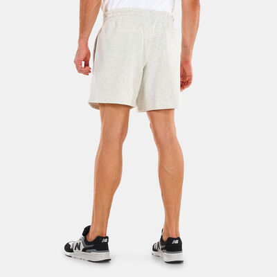 New Balance Men's Uni-ssentials French Terry Shorts White New Balance Men's Uni-ssentials French Terry Shorts White