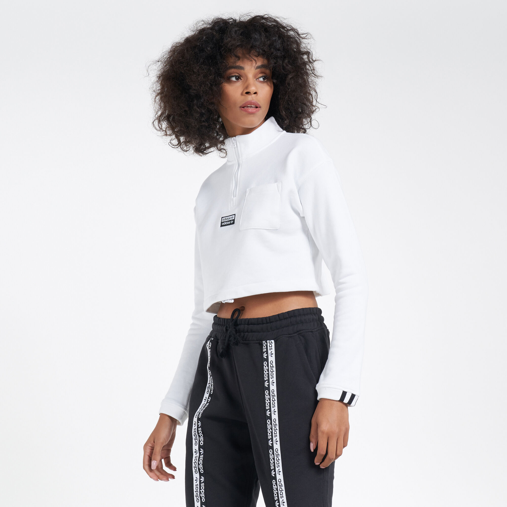 Sweat cropped adidas hot sale