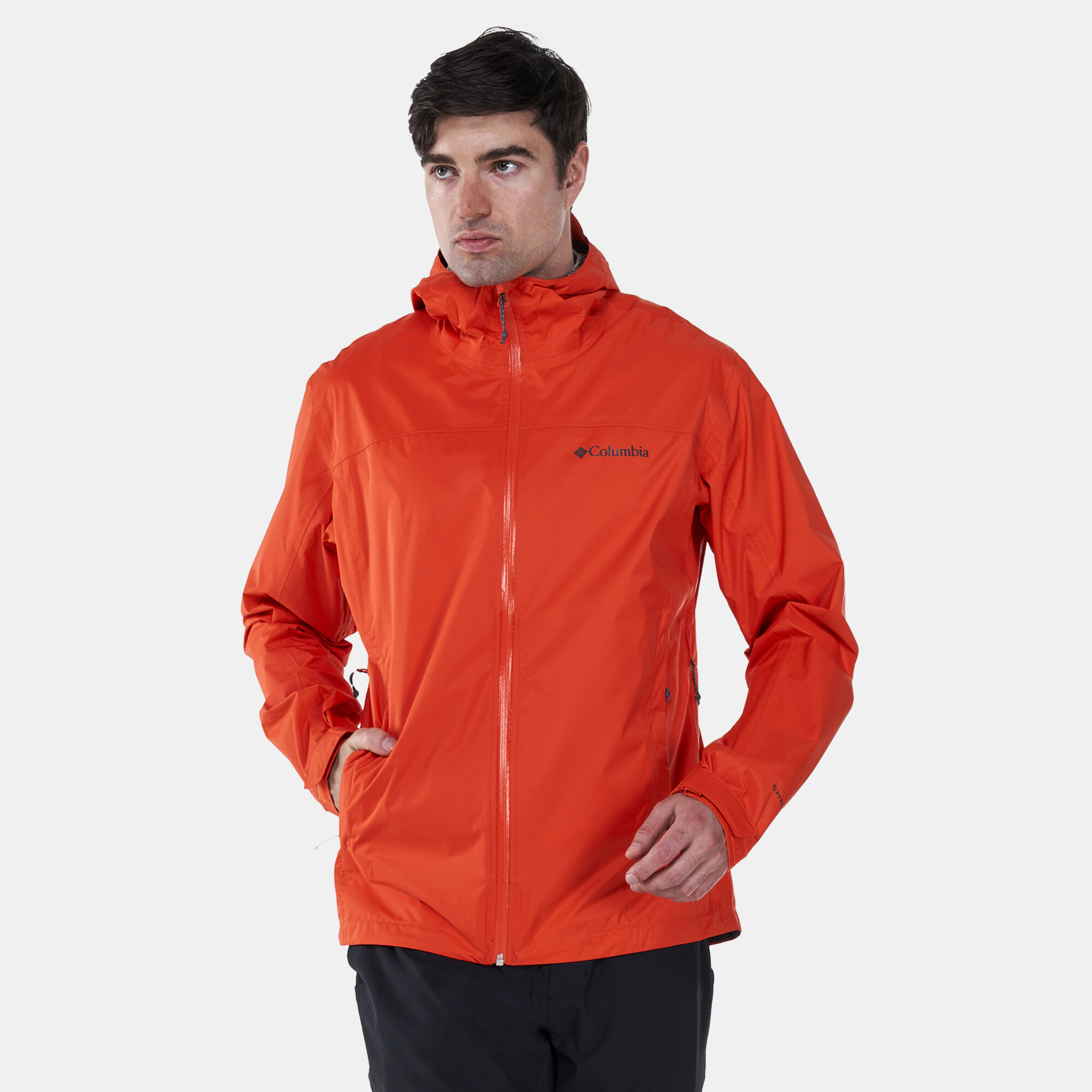 Buy Columbia Men s EvaPOURation Omni Tech Jacket Orange in KSA SSS
