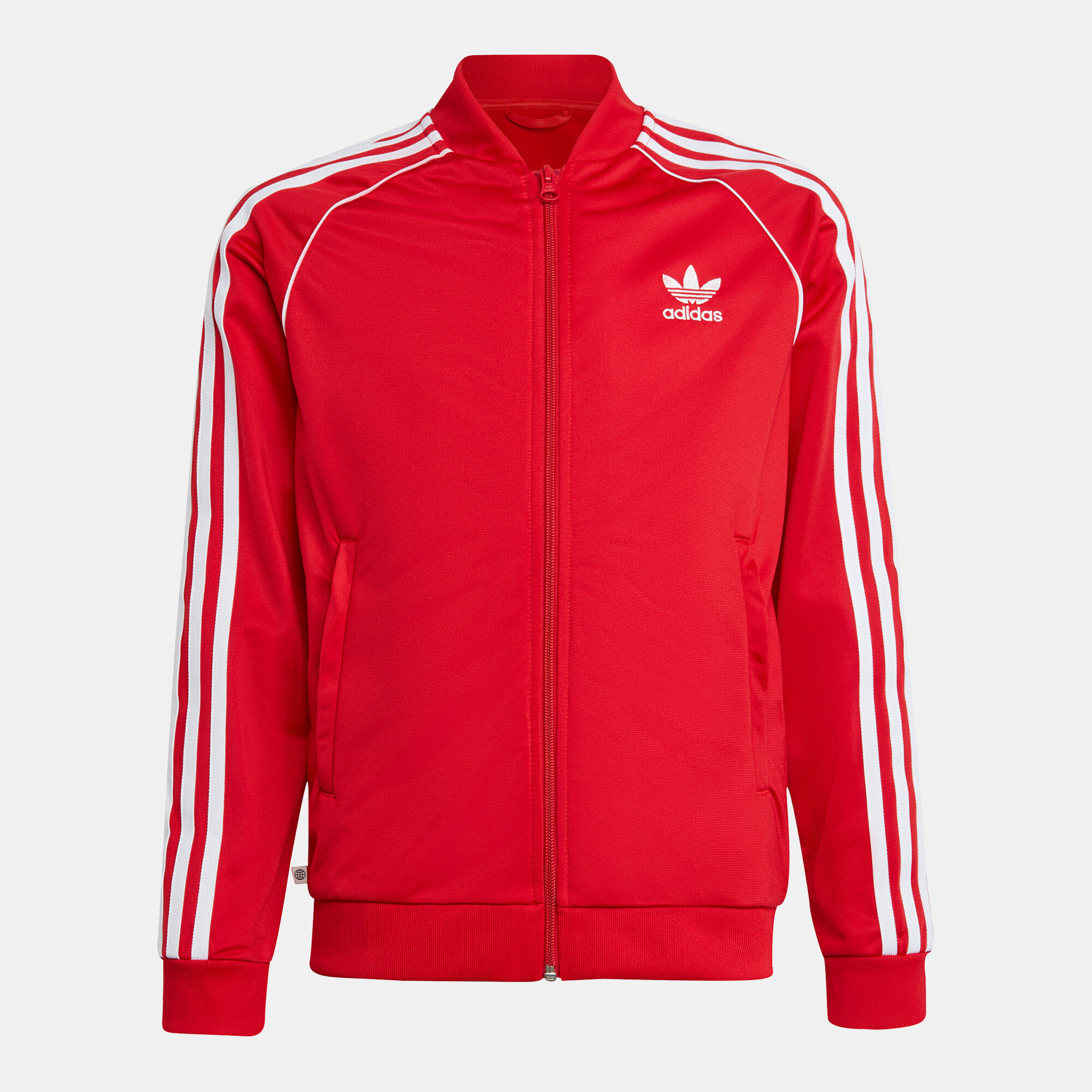 Adidas sst track jacket collegiate red clearance