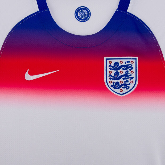 Nike Kids' England 2025 Home Replica Football Jersey (Women's Team) Blue Nike Kids' England 2025 Home Replica Football Jersey (Women's Team) Blue image number 2