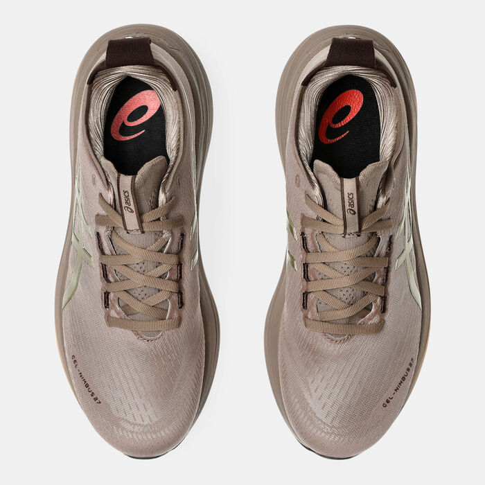 ASICS Men's GEL-NIMBUS 27 LUXE Running Shoes Gold image number 4