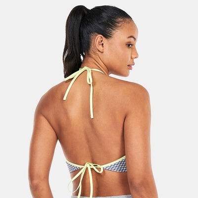 adidas Originals Women's Gingham Crop Top Grey adidas Originals Women's Gingham Crop Top Grey