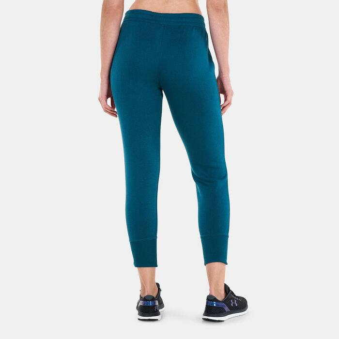 Under Armour Women's UA Rival Fleece Sweatpants Green Under Armour Women's UA Rival Fleece Sweatpants Green image number 1