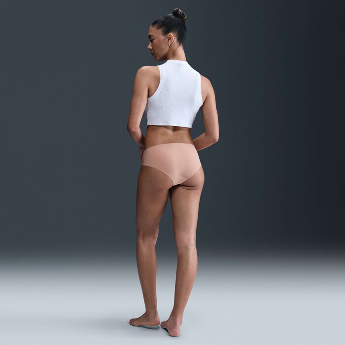 Nike Women's Brief Period Leak Protection Underwear Brown Nike Women's Brief Period Leak Protection Underwear Brown image number 6