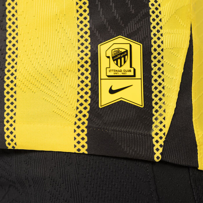 Nike Men's Al-Ittihad 2024/25 Home Authentic Football Jersey yellow Nike Men's Al-Ittihad 2024/25 Home Authentic Football Jersey yellow image number 4