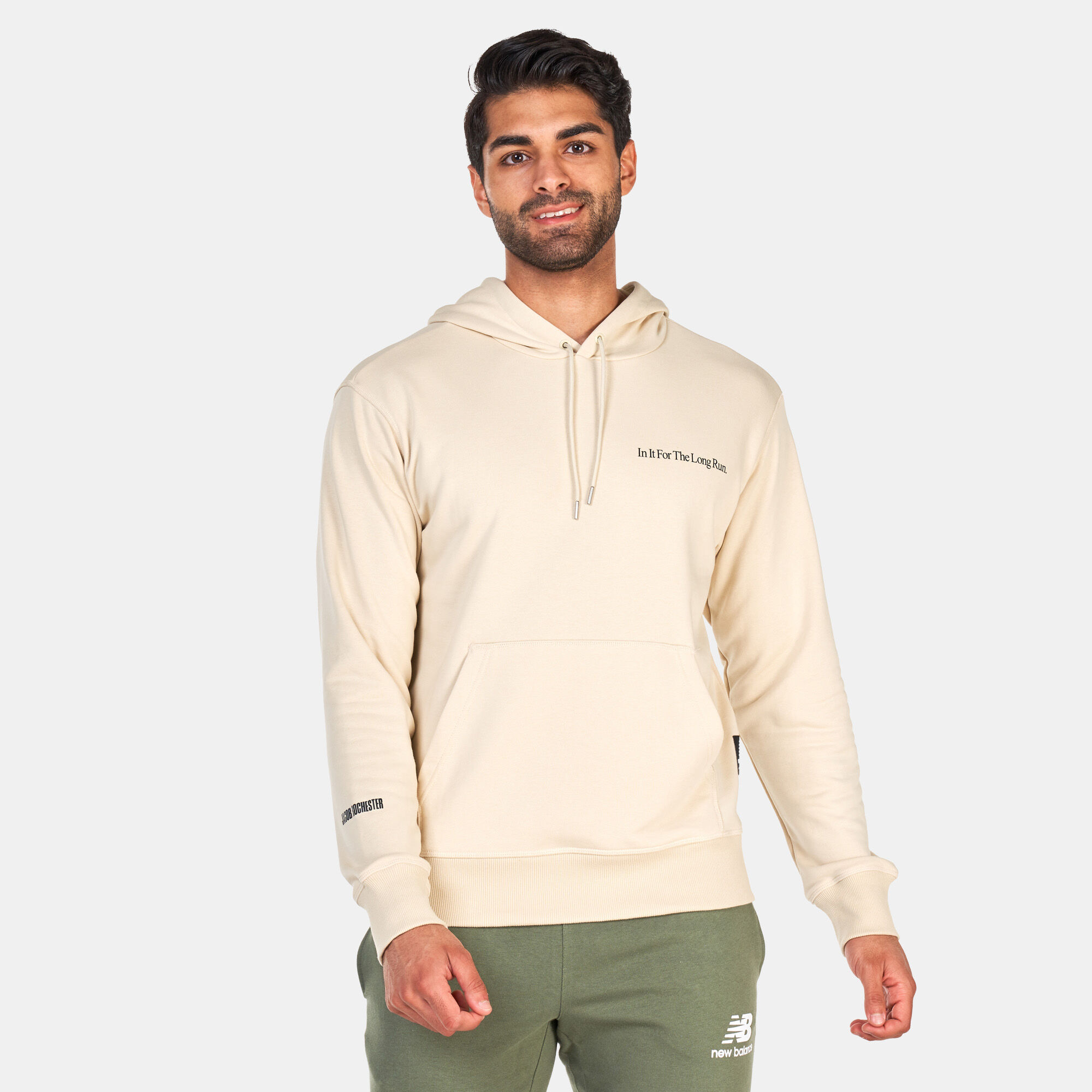 Men s Jacob Rochester Hoodie Beige New Balance in KSA SSS