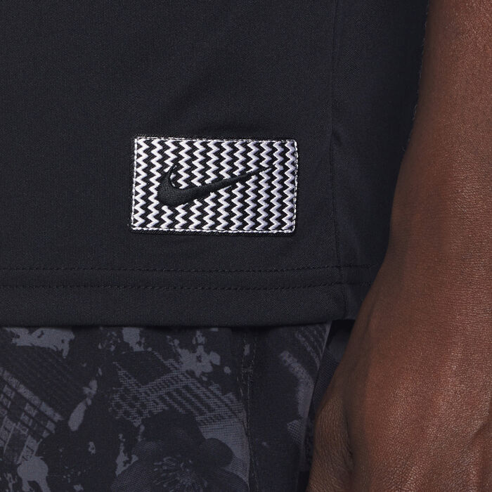 Nike Swim Men's Dri-FIT Hydro Rashguard Black Nike Swim Men's Dri-FIT Hydro Rashguard Black image number 2