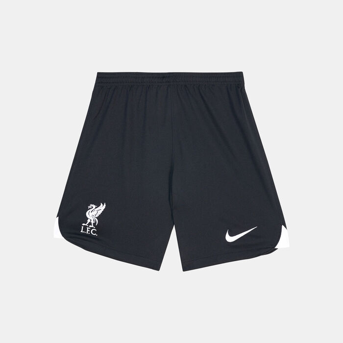 Nike Kids' Liverpool F.C. Dri-FIT Stadium Away Shorts - 2022/23 Black Nike Kids' Liverpool F.C. Dri-FIT Stadium Away Shorts - 2022/23 Black image number 0