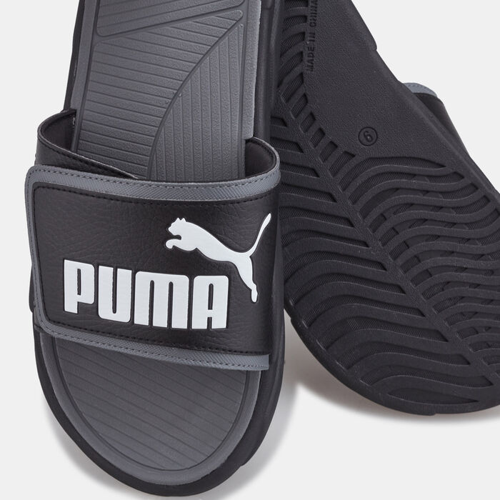 PUMA Men's Royalcat Comfort Slides Black PUMA Men's Royalcat Comfort Slides Black image number 2