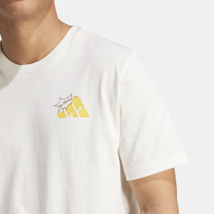 adidas Men's Food Grilled Cheese Graphic T-Shirt White image number 3