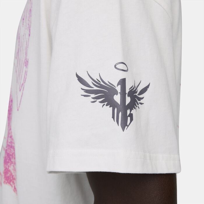 PUMA Men's LaMelo World Tour-Nament T-Shirt White image number 4