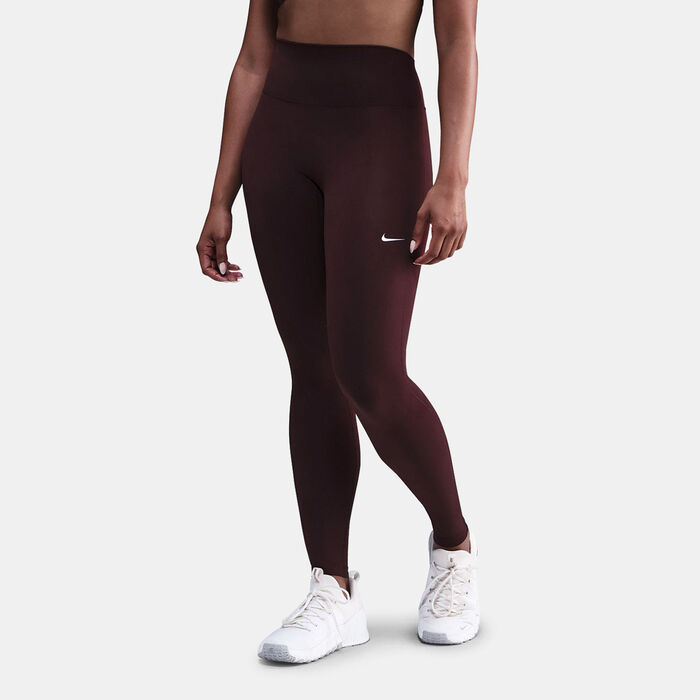 Nike Women's One Seamless Front High-Waisted Leggings Pink Nike Women's One Seamless Front High-Waisted Leggings Pink image number 0